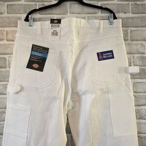 Dickies Sherwin Williams Carpenter Utility Pants 38x34 Streetwear White NEW